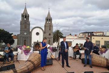 Viva Canarias graba su primer programa en Telde (Foto Francisco Javier Santana)